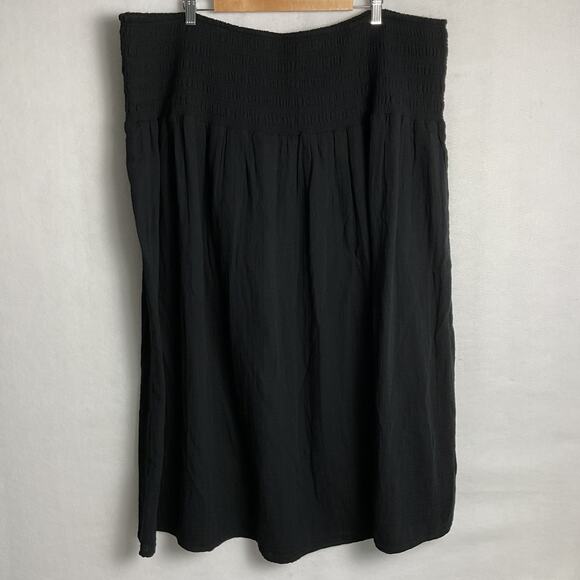 Old Navy 2023 Demi Smocked Pure Cotton Dress Womens Plus 3X NWT - Picture 1 of 9